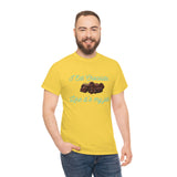 I Eat Chocolate Black/Aqua Tee