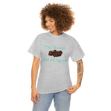 I Eat Chocolate Black/Aqua Tee