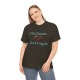 I Eat Chocolate Black/Aqua Tee