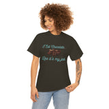 I Eat Chocolate Black/Aqua Tee