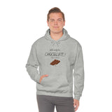 Will Work For Chocolate Hooded Sweatshirt
