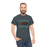 I Eat Chocolate Black/Aqua Tee