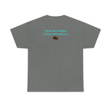 I Eat Chocolate Black/Aqua Tee
