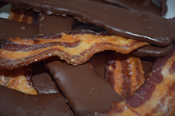 Chocolate Covered Candied Bacon