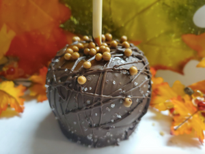 Dark Chocolate Sea Salt Caramel Apple