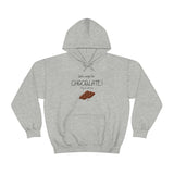 Will Work For Chocolate Hooded Sweatshirt