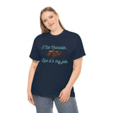 I Eat Chocolate Black/Aqua Tee